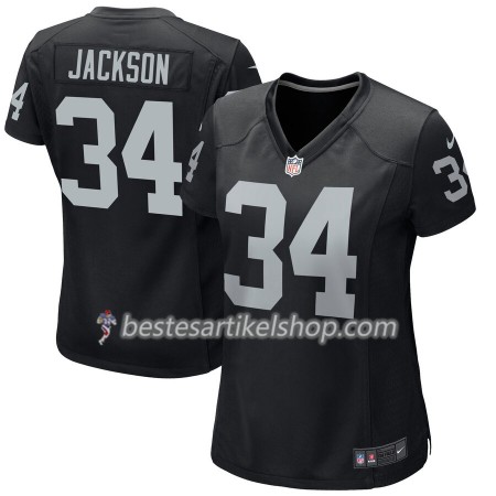 Damen Oakland Raiders Trikot Bo Jackson 34 Nike Schwarz